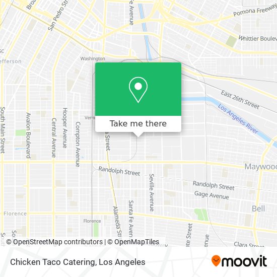 Mapa de Chicken Taco Catering