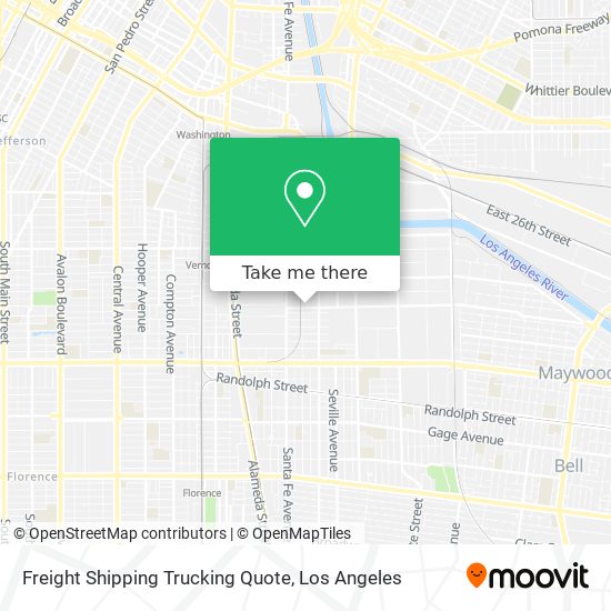 Freight Shipping Trucking Quote map