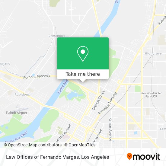 Mapa de Law Offices of Fernando Vargas