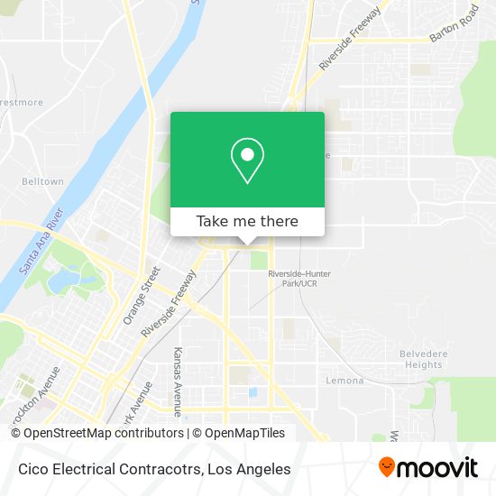 Cico Electrical Contracotrs map