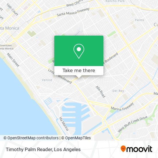 Timothy Palm Reader map