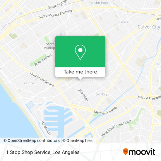 1 Stop Shop Service map