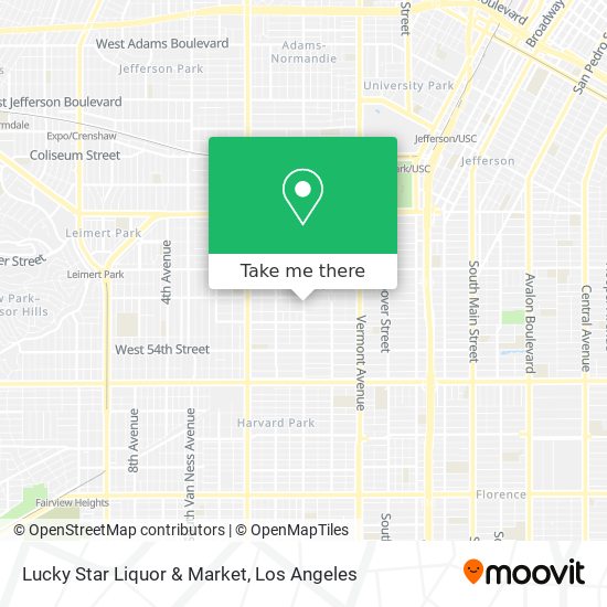 Mapa de Lucky Star Liquor & Market