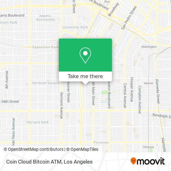 Coin Cloud Bitcoin ATM map