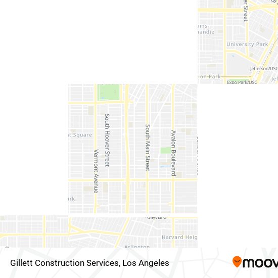 Mapa de Gillett Construction Services