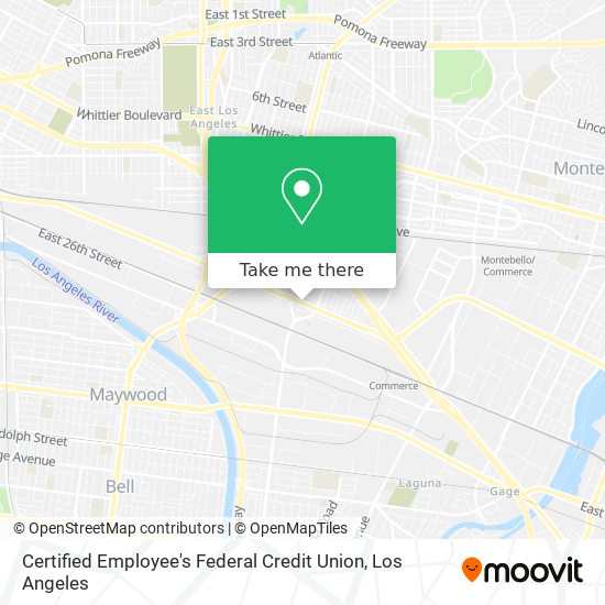 Mapa de Certified Employee's Federal Credit Union