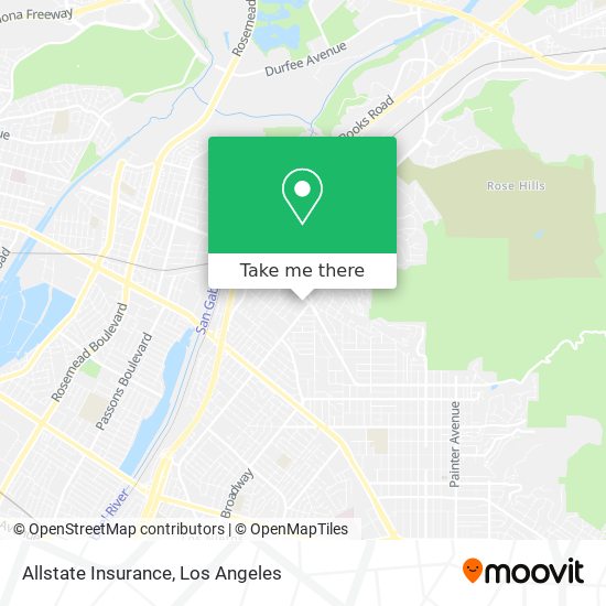 Allstate Insurance map