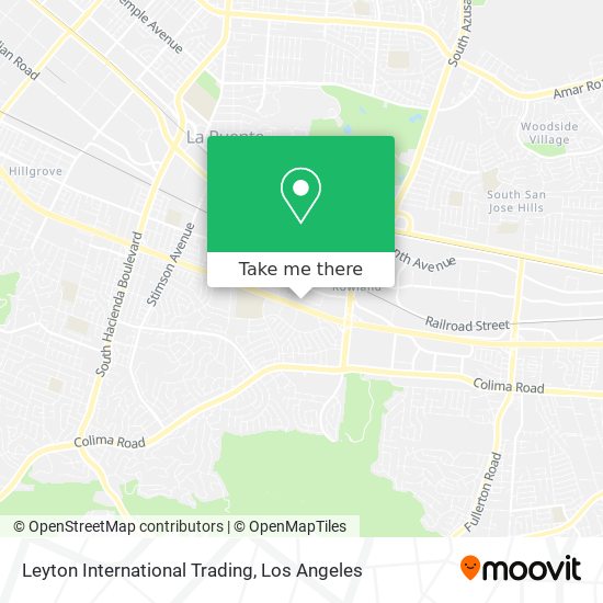 Leyton International Trading map