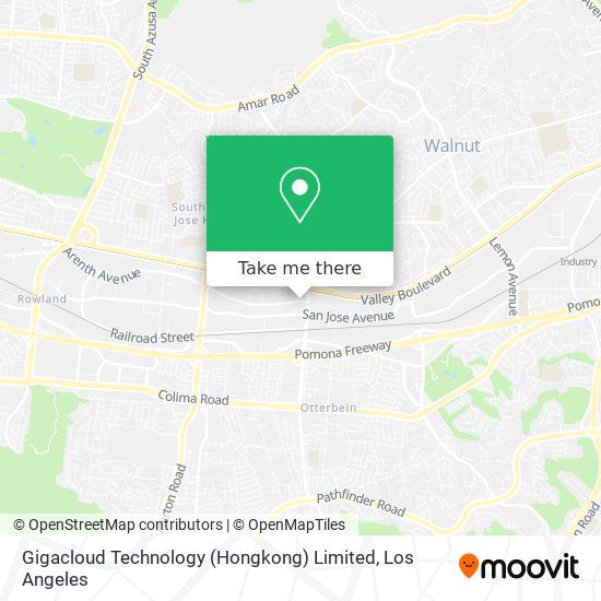 Mapa de Gigacloud Technology (Hongkong) Limited