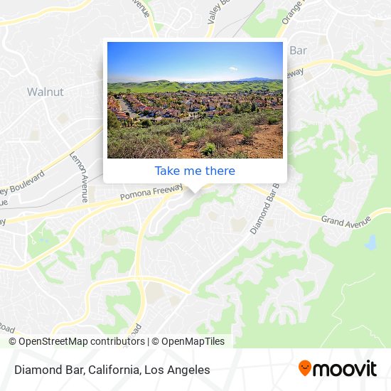 Diamond Bar, California map