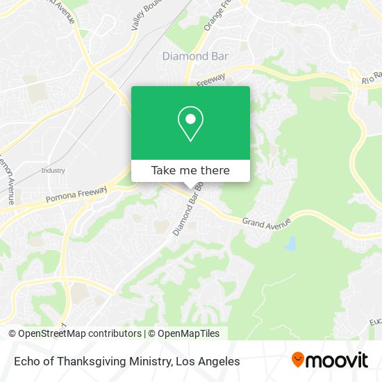 Echo of Thanksgiving Ministry map