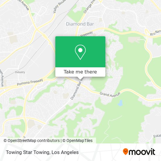 Towing Star Towing map