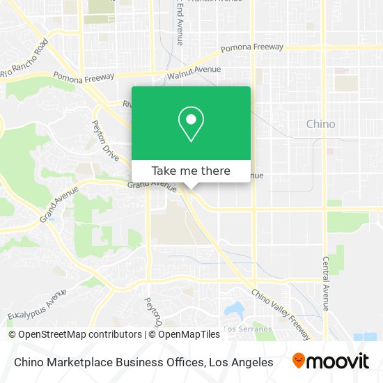 Chino Marketplace Business Offices map