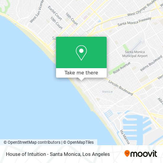 Mapa de House of Intuition - Santa Monica