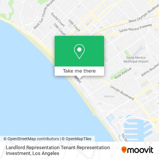 Landlord Representation Tenant Representation Investment map