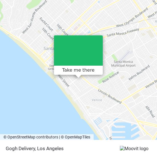 Gogh Delivery map