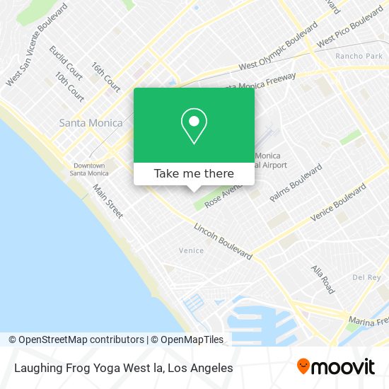 Mapa de Laughing Frog Yoga West la