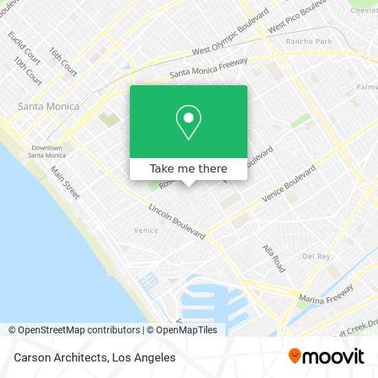 Carson Architects map