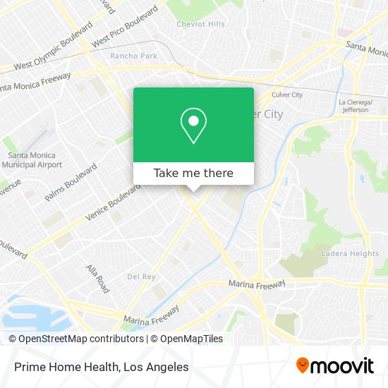 Mapa de Prime Home Health