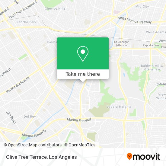 Mapa de Olive Tree Terrace