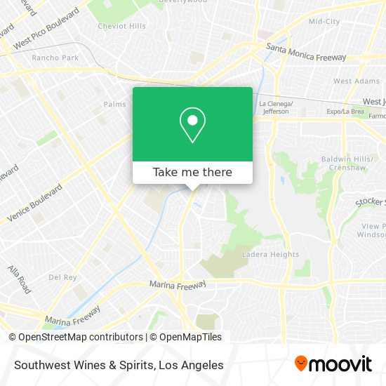 Southwest Wines & Spirits map