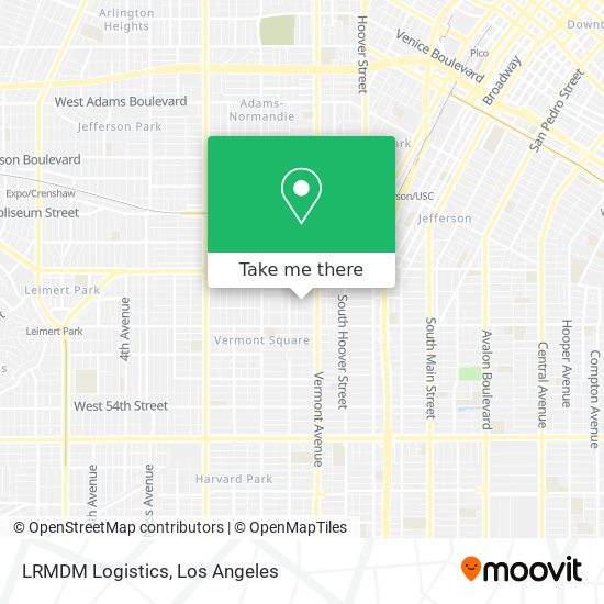 LRMDM Logistics map