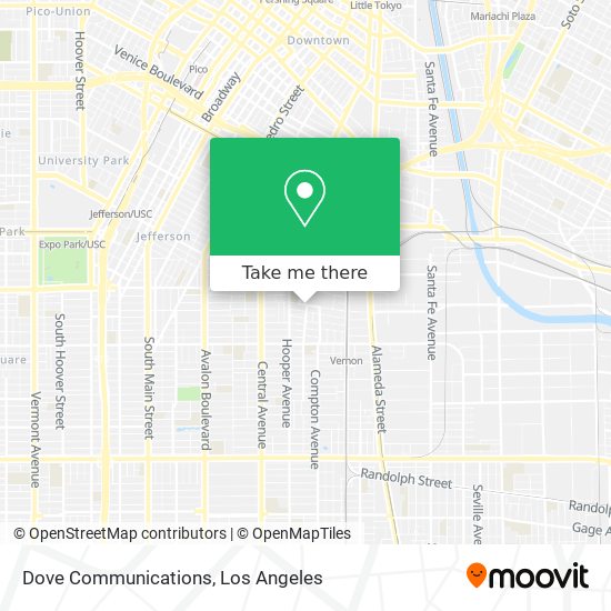 Dove Communications map