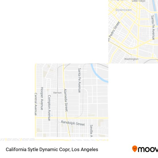 Mapa de California Sytle Dynamic Copr