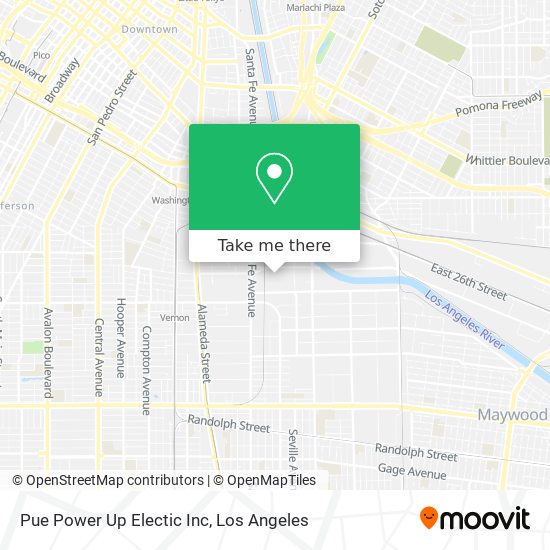 Mapa de Pue Power Up Electic Inc