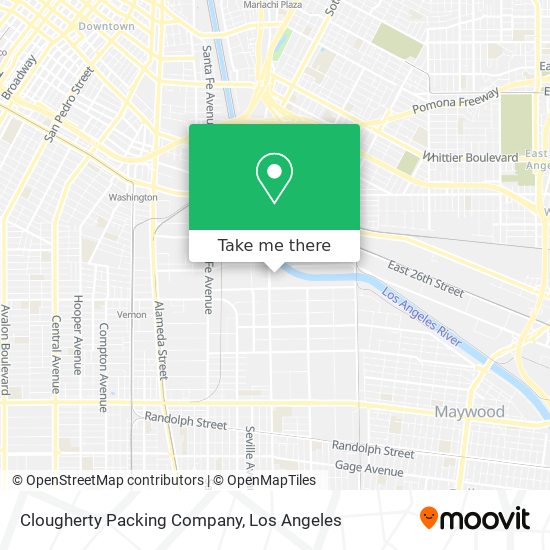 Clougherty Packing Company map