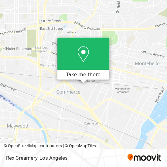 Rex Creamery map