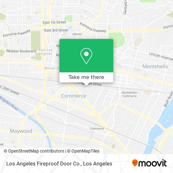 Los Angeles Fireproof Door Co. map