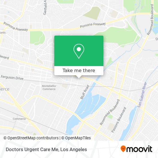 Mapa de Doctors Urgent Care Me