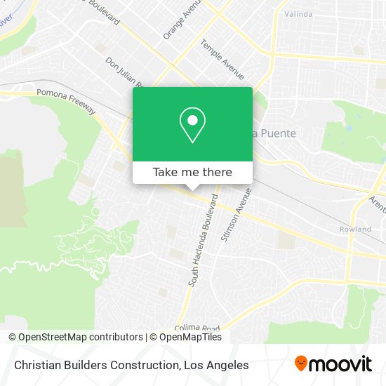 Christian Builders Construction map