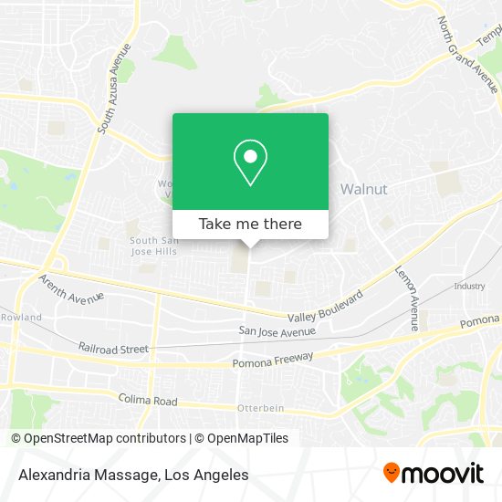 Alexandria Massage map