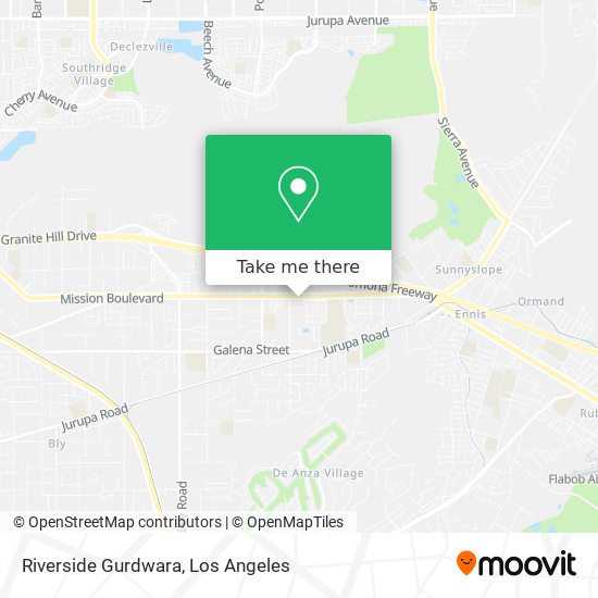 Riverside Gurdwara map