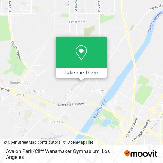 Avalon Park / Cliff Wanamaker Gymnasium map