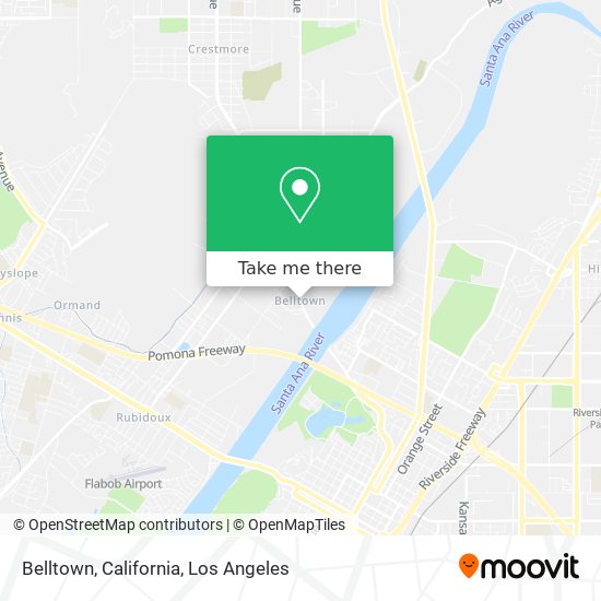 Belltown, California map