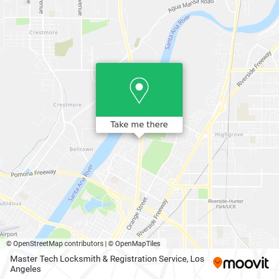 Mapa de Master Tech Locksmith & Registration Service