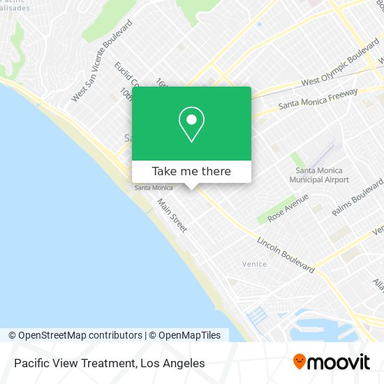 Pacific View Treatment map