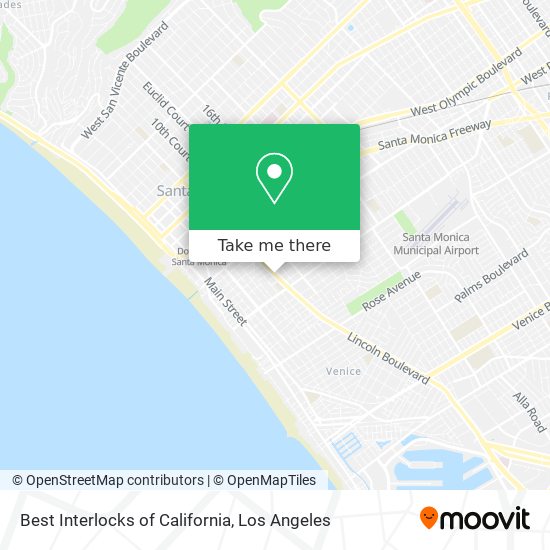 Mapa de Best Interlocks of California