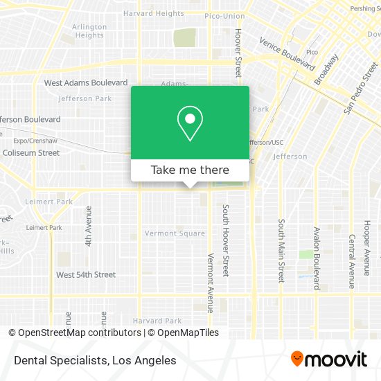 Mapa de Dental Specialists