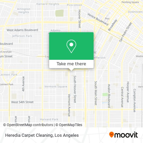 Heredia Carpet Cleaning map