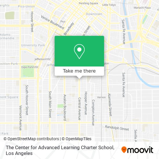 Mapa de The Center for Advanced Learning Charter School