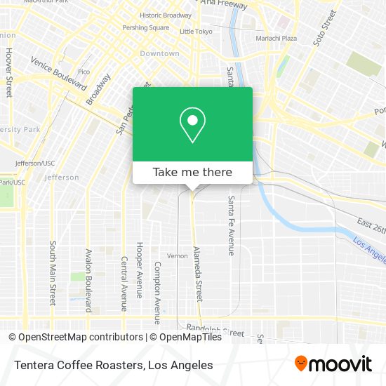 Tentera Coffee Roasters map