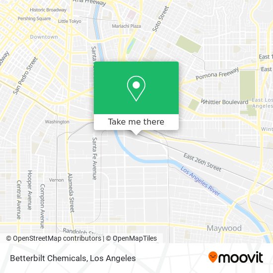 Betterbilt Chemicals map
