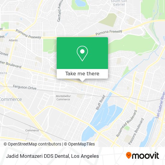 Jadid Montazeri DDS Dental map