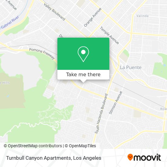 Turnbull Canyon Apartments map