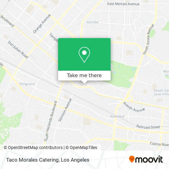 Taco Morales Catering map