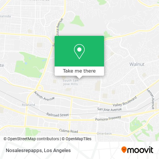 Nosalesrepapps map